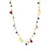 Rose Soleil - Tienda online - collares gipsy-chic para mujer - piedras naturales de circón con colgantes y borlas - Sihlon