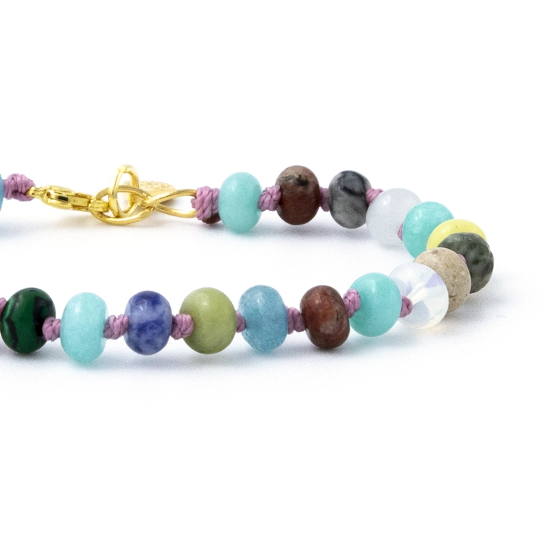 Rose Soleil - Shop online - bracciali donna con pietre naturali multicolor - Lilibet