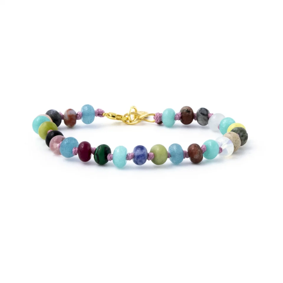 Rose Soleil - Shop online - bracciali donna con pietre naturali multicolor - Lilibet