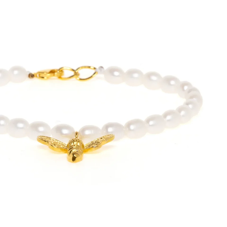 Rose Soleil - Shop online - bracciali da donna - bracciale da donna con perle di fiume - Annabella