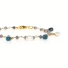 Rose Soleil - Tienda online - tobilleras de mujer - tobilleras de verano - tobillera de plata con piedras naturales - Augusta