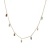 Rose Soleil - Shop online - women's necklaces - women's necklace with colorful cubic zirconia and pendants - Barbie