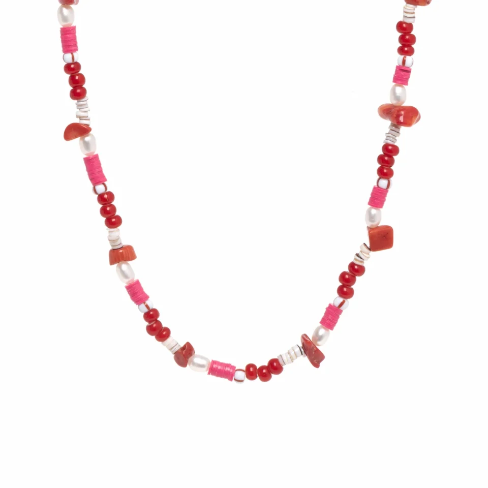 Rose Soleil - Shop online - collane da donna - collana placcata oro - collana con pietre - collana femminile realizzata a mano - Matty