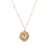 Rose Soleil - Shop online - women's necklaces - gold plated necklace - women's necklace representing motherhood - classic pendant necklace - Alissa