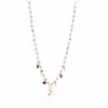 Rose Soleil - Shop online - women's necklaces - gold plated necklace - women's necklace with pendants and pendant - rosary link chain necklace - Antoinette