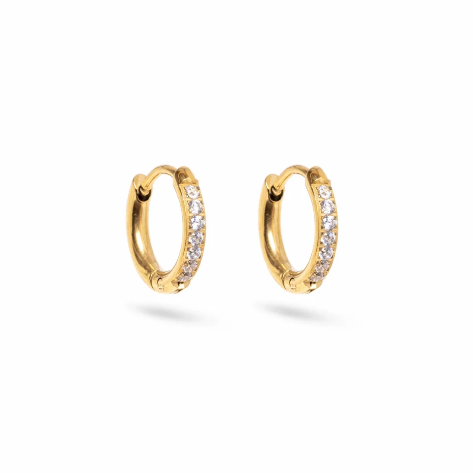 Rose Soleil - Shop online - orecchini da donna - orecchini a cerchio design minimalista - Irene