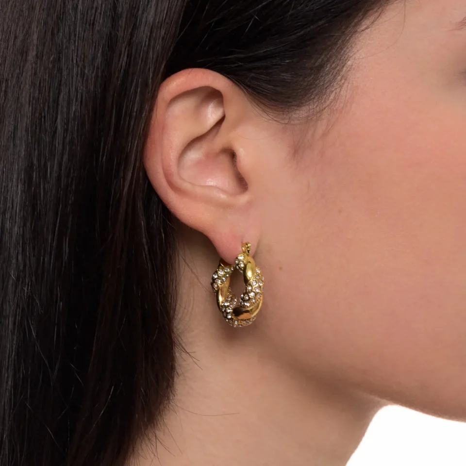Rose Soleil - Shop online - orecchini da donna - orecchini a cerchio retrofuturistici contemporanei - Cassandra