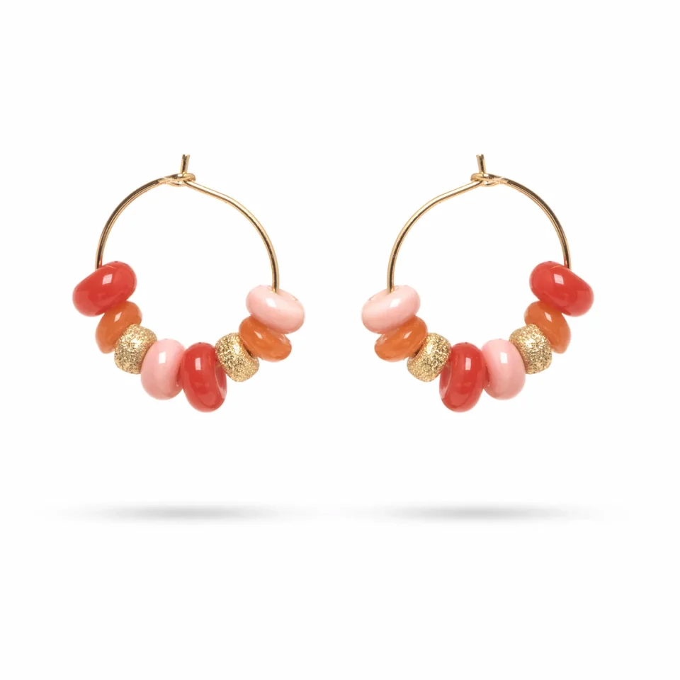 Rose Soleil - Shop online - orecchini da donna - orecchino femminile colori appariscenti - Drusilla