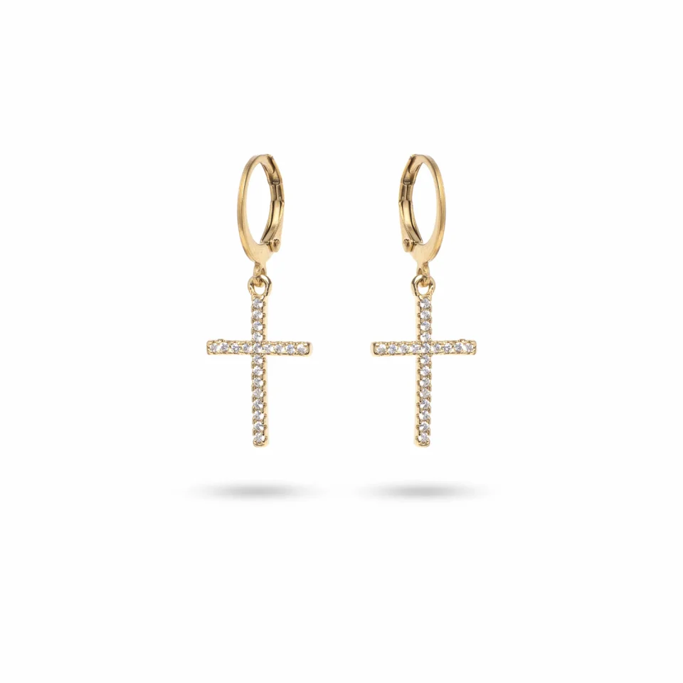 Rose Soleil - Shop online - orecchini da donna - orecchino raffinato con pendente e zirconi - Rachele