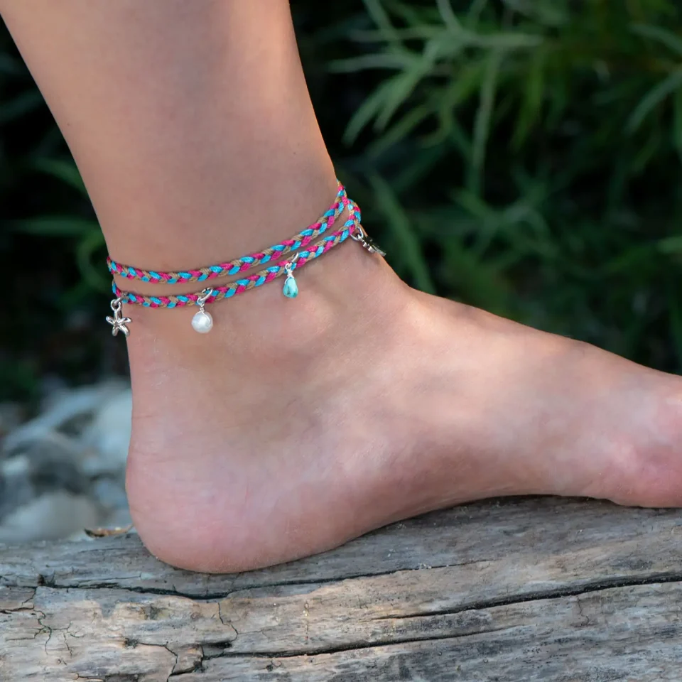 Rose Soleil - Shop online - cavigliere da donna - cavigliere con charm resistente all'acqua - Tropic