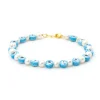 Rose Soleil - Shop online - women's anklets - summer anklets - trendy anklet symbol of luck - Turquoise Eye
